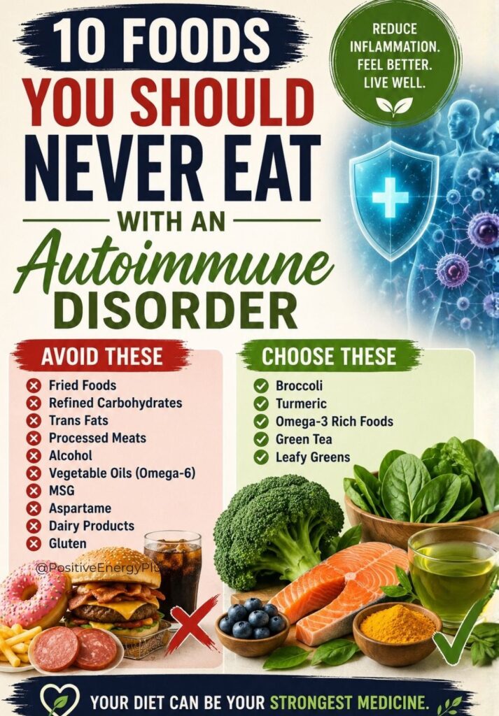 10 Foods You Should Never Eat with an Autoimmune Disorder