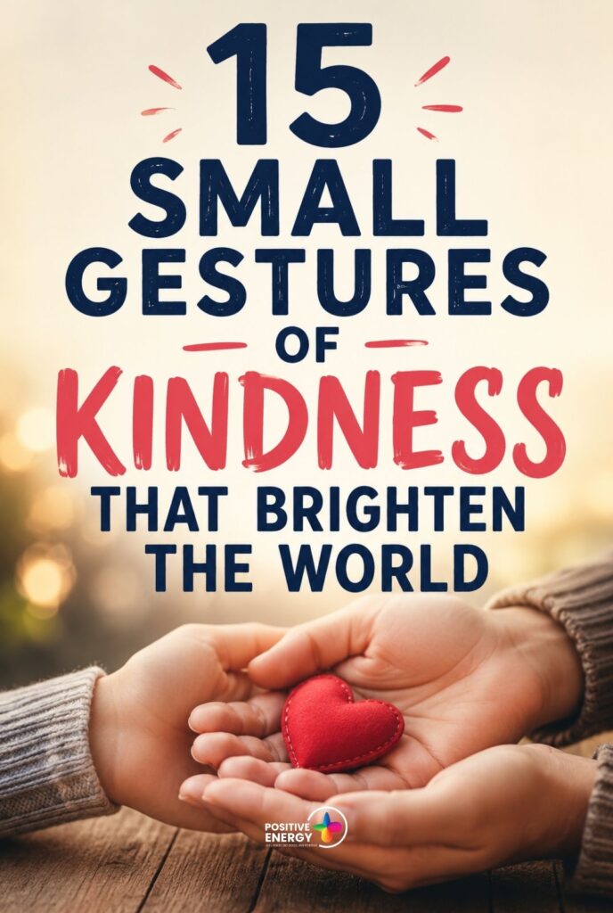 15 Small Gestures of Kindness That Brighten the World