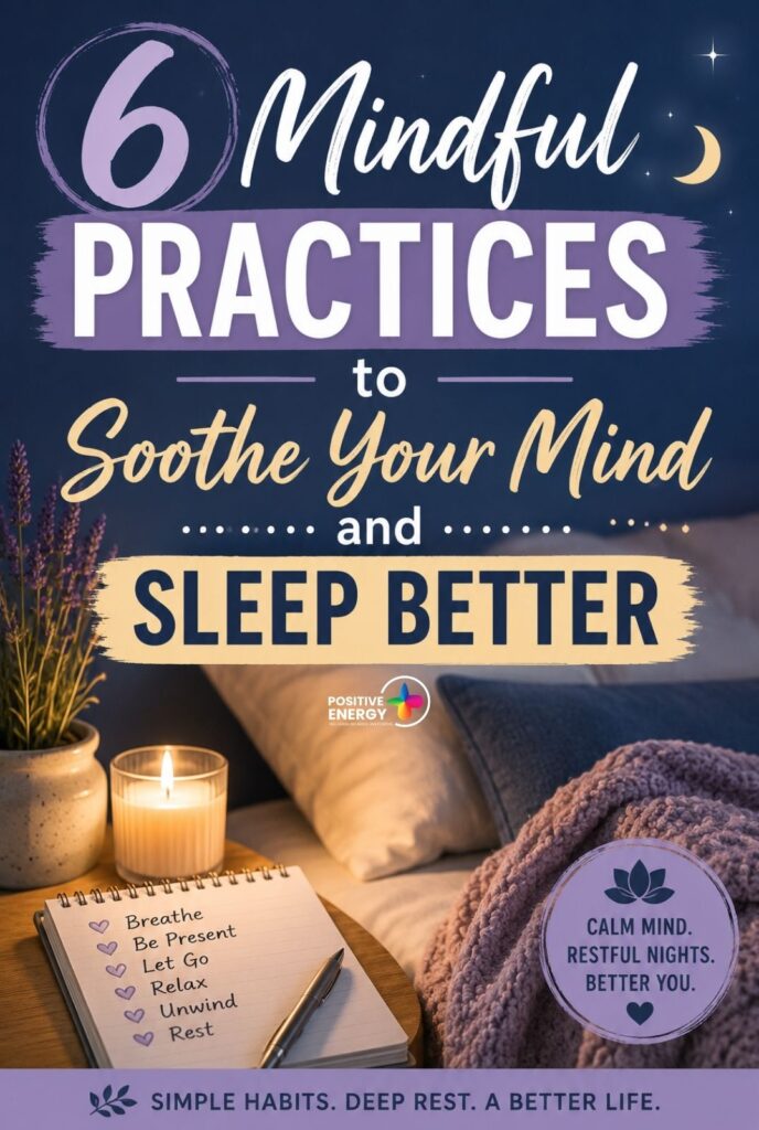 6 Mindful Practices to Soothe Your Mind and Sleep Better