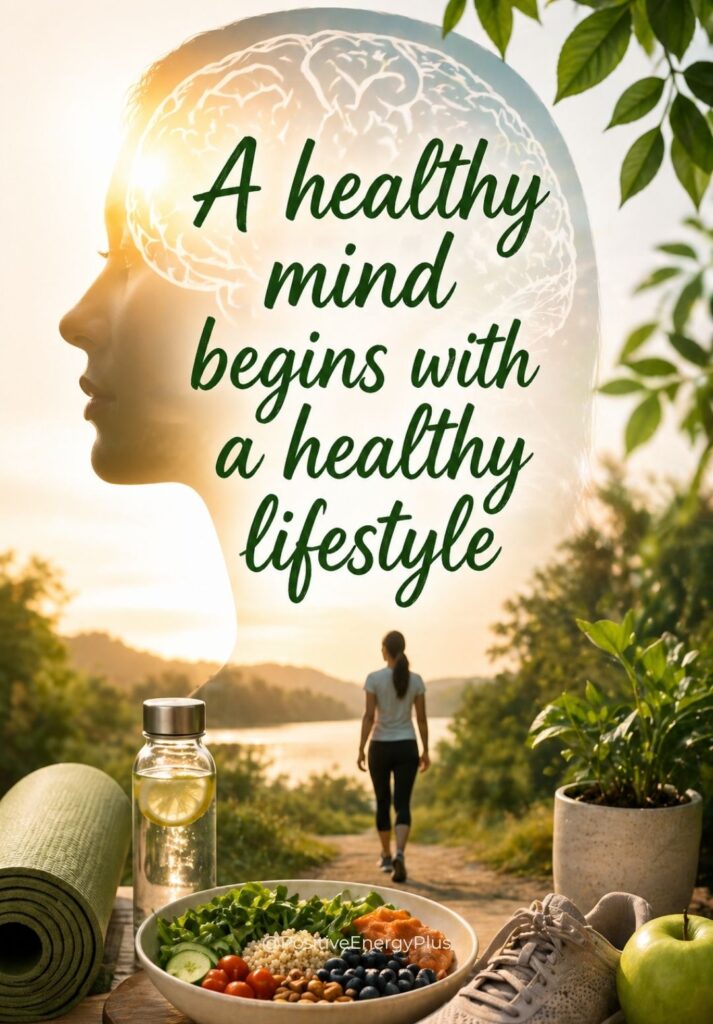A healthy mind begins with a healthy lifestyle