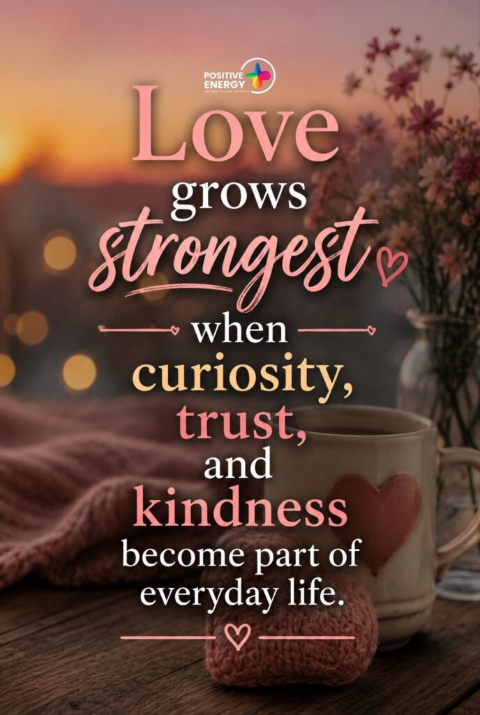 Love grows strongest when curiosity, trust, and kindness become part of everyday life.