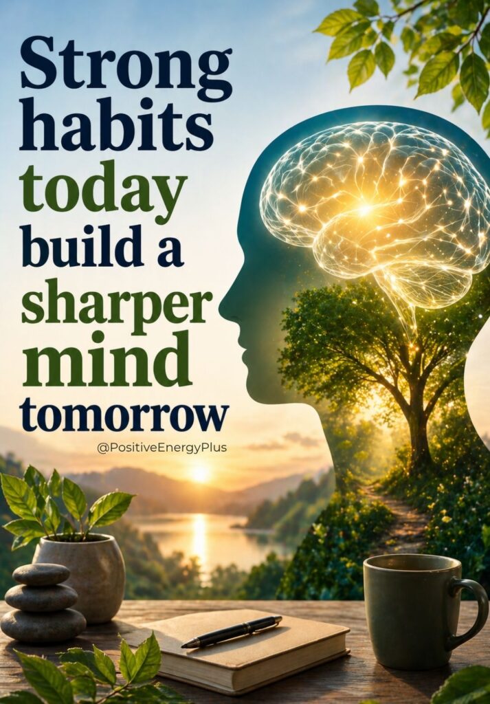 Strong habits today build a sharper mind tomorrow