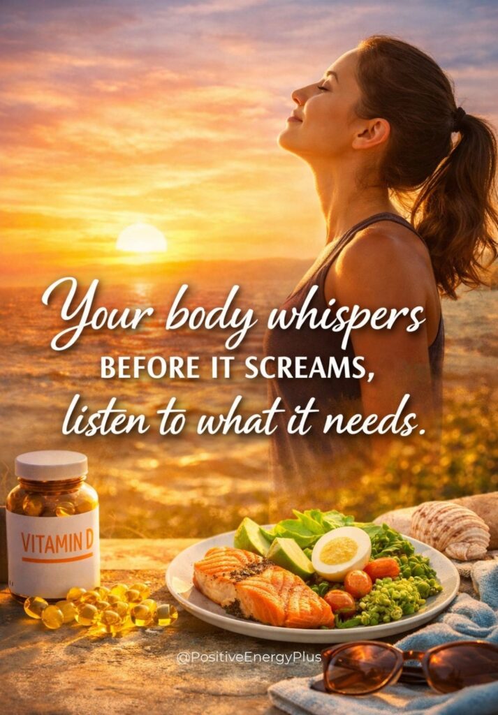 Your body whispers before it screams, listen to what it needs