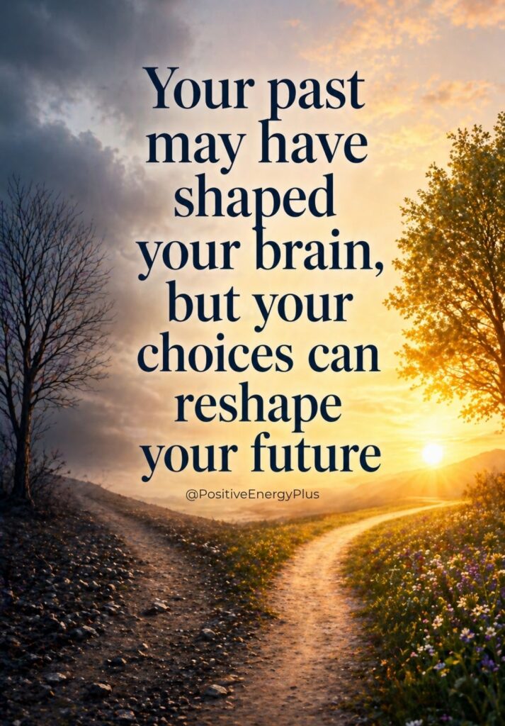 Your past may have shaped your brain, but your choices can reshape your future