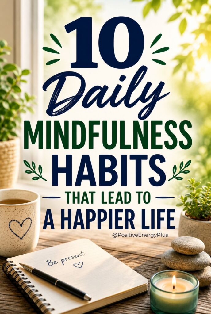 10 Daily Mindfulness Habits That Lead to a Happier Life