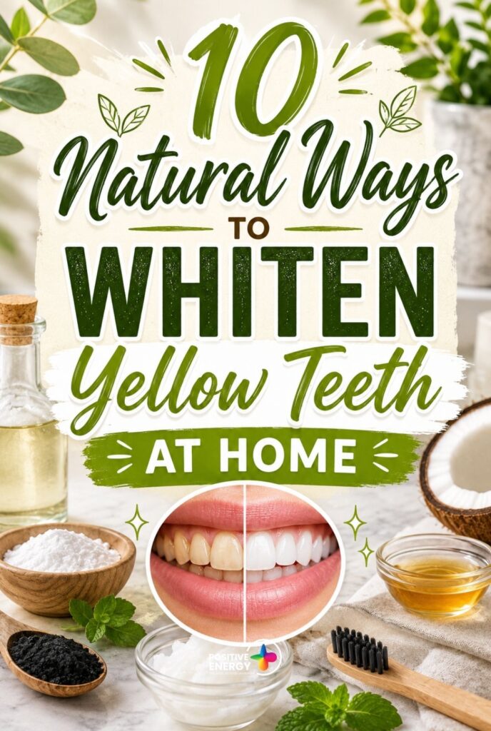 10 Natural Ways to Whiten Yellow Teeth at Home