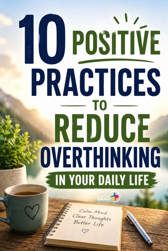 10 Positive Practices to Reduce Overthinking in Your Daily Life