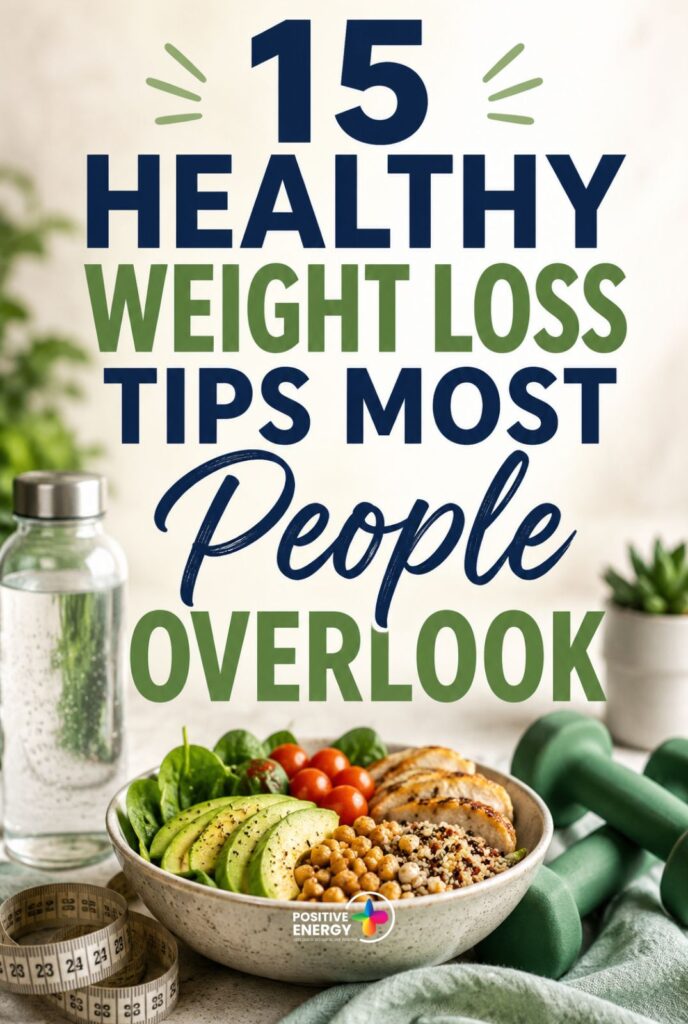15 Healthy Weight Loss Tips Most People Overlook