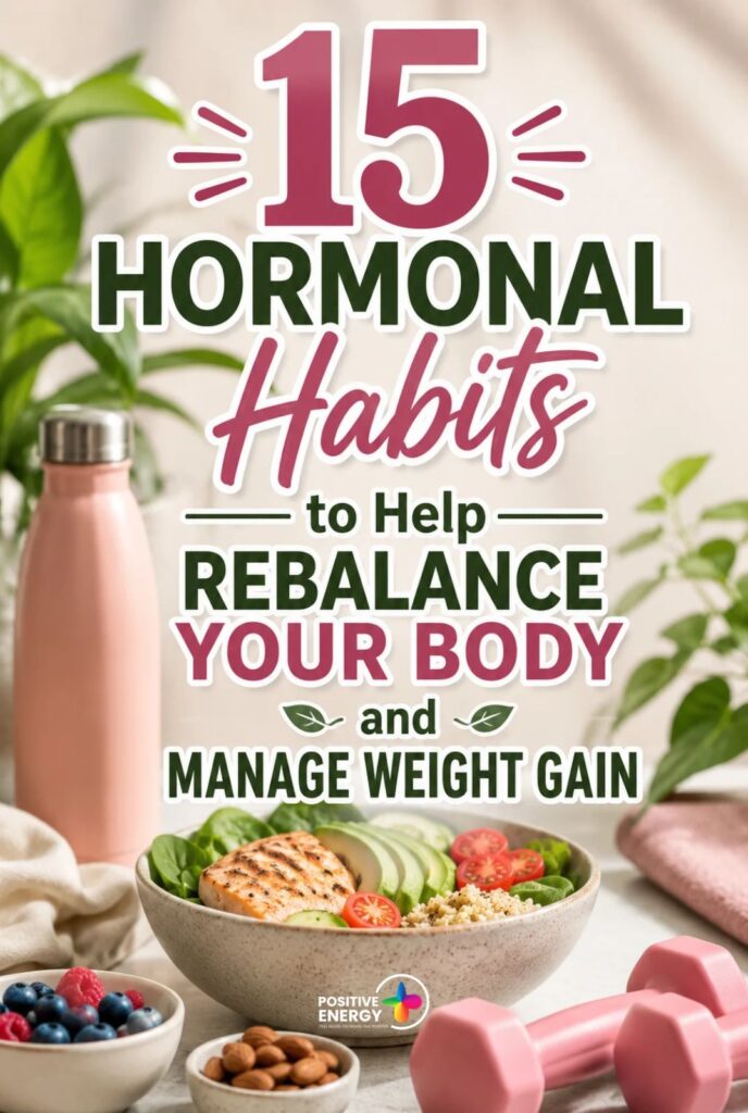 15 Hormonal Habits to Help Rebalance Your Body and Manage Weight Gain
