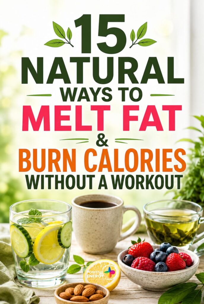 15 Natural Ways to Melt Fat and Burn Calories Without a Workout