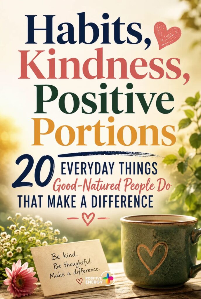 20 Everyday Things Good-Natured People Do That Make a Difference