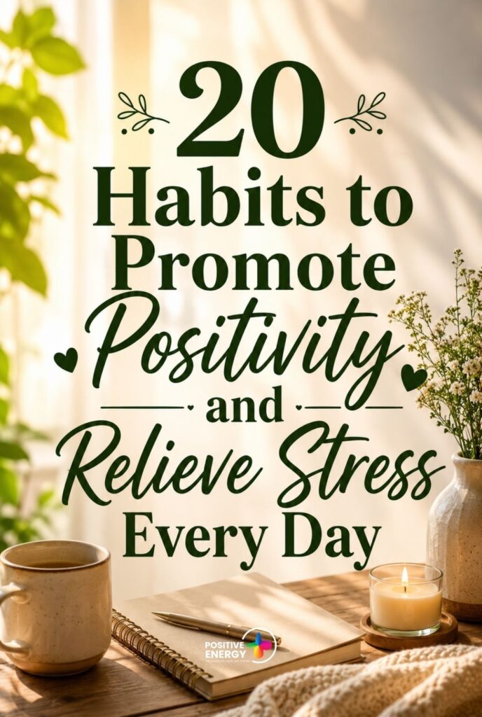 20 Habits to Promote Positivity and Relieve Stress Every Day