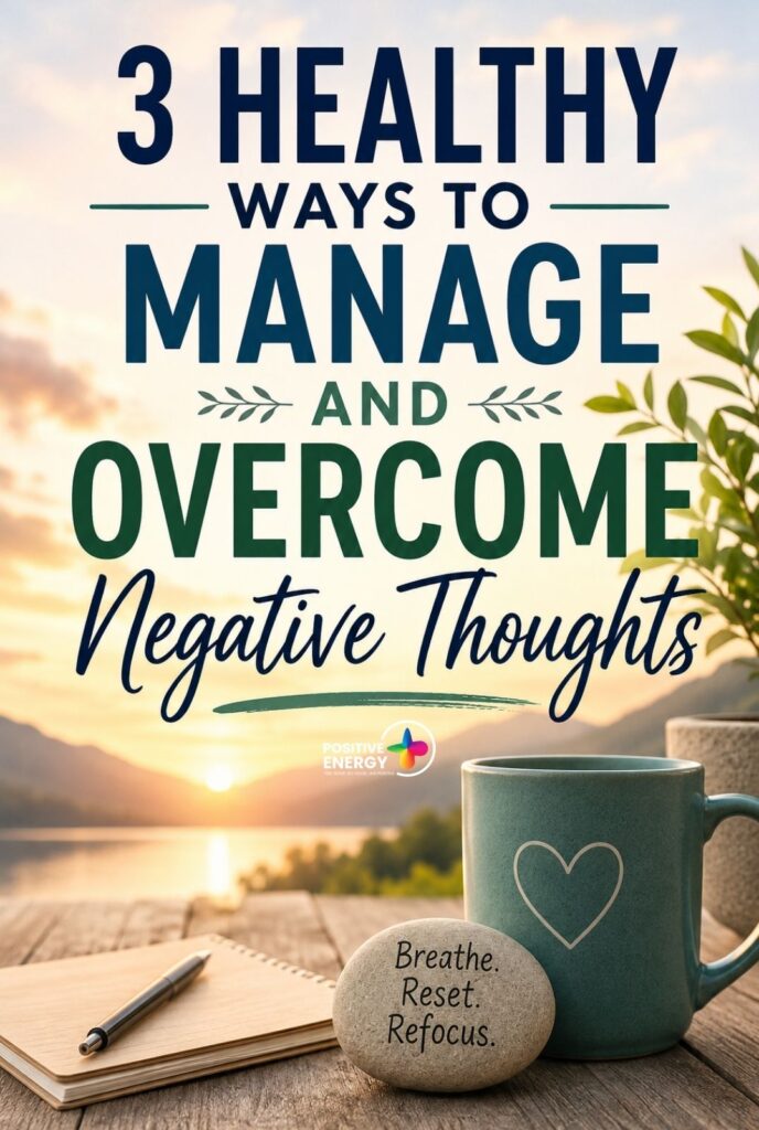 3 Healthy Ways to Manage and Overcome Negative Thoughts