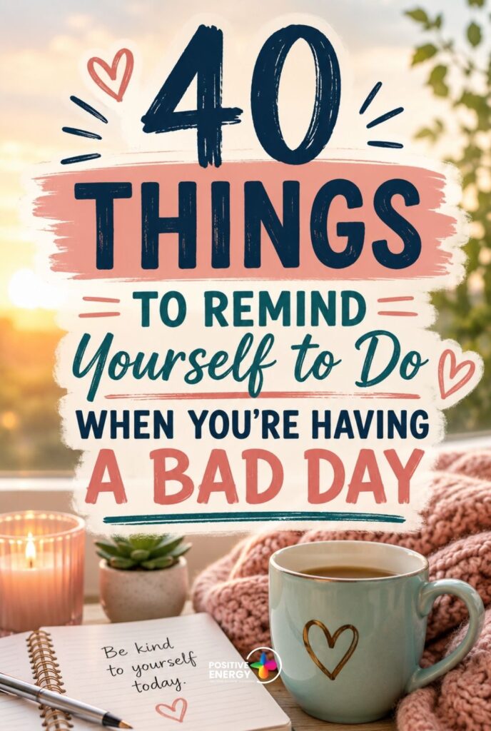 40 Things to Remind Yourself to Do When You're Having a Bad Day