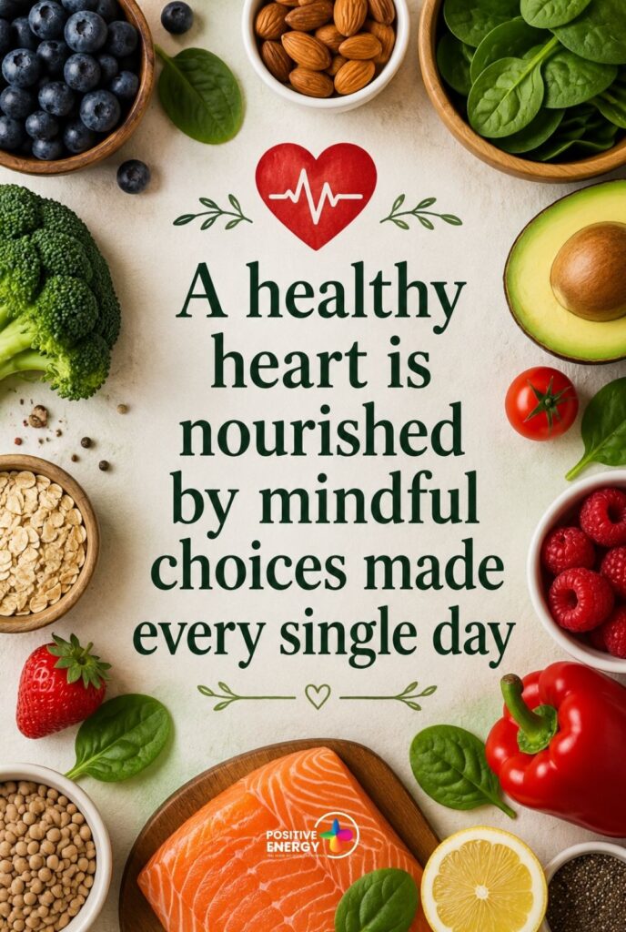 A healthy heart is nourished by mindful choices made every single day