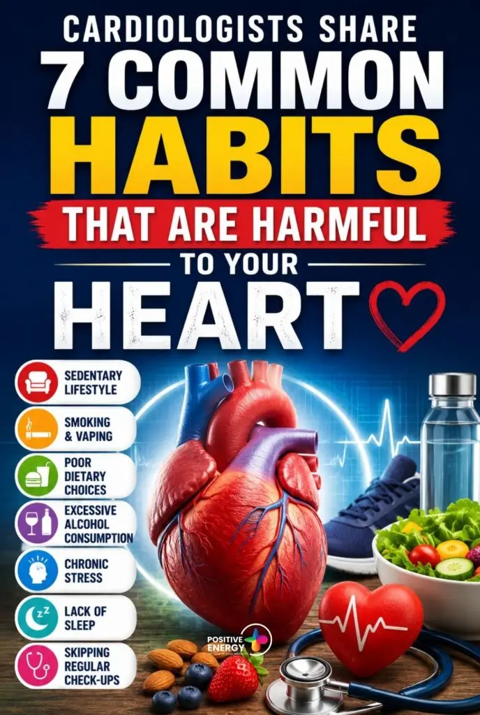 Cardiologists Share 7 Common Habits That Are Harmful to Your Heart