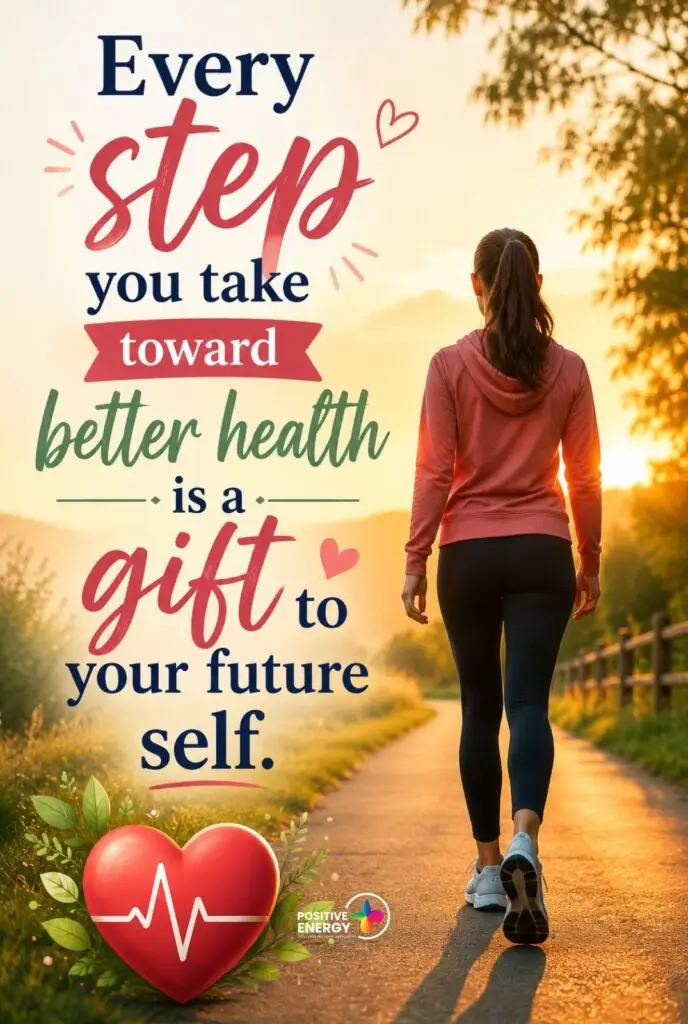 Every step you take toward better health is a gift to your future self.