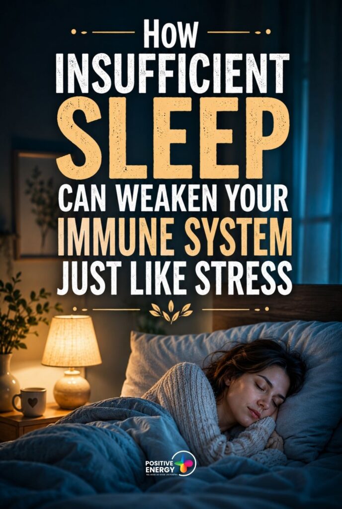 How Insufficient Sleep Can Weaken Your Immune System Just Like Stress