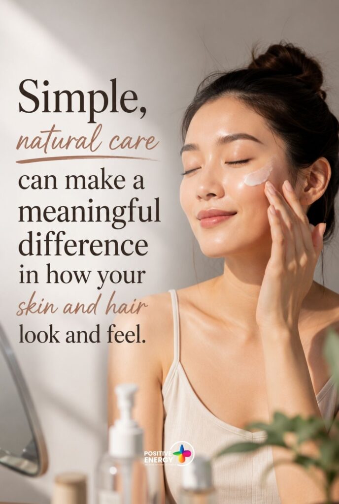 Simple, natural care can make a meaningful difference in how your skin and hair look and feel.
