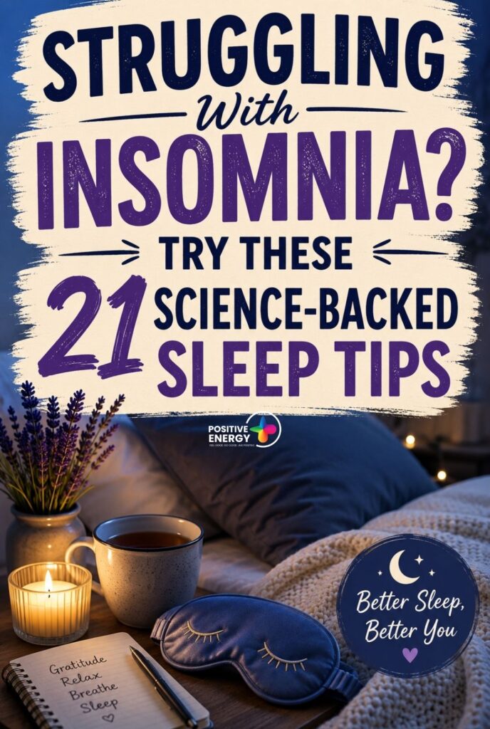 Struggling With Insomnia? Try These 21 Science-Backed Sleep Tips