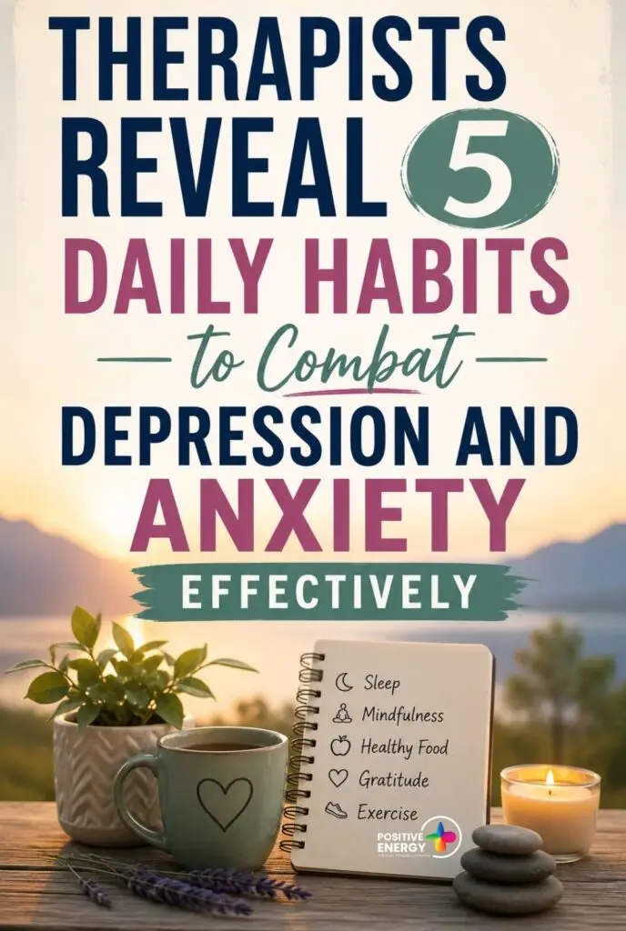 Therapists Reveal 5 Daily Habits to Combat Depression and Anxiety Effectively