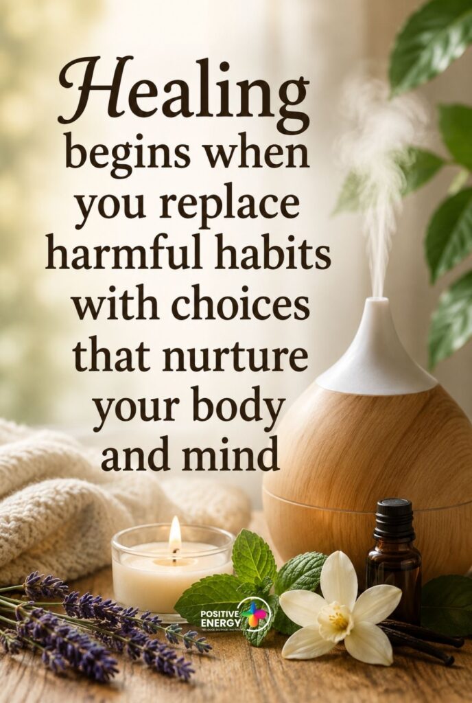 Healing begins when you replace harmful habits with choices that nurture your body and mind