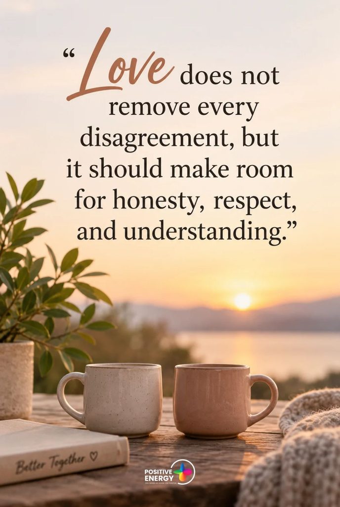 Love Should Make Room for Honesty, Respect, and Understanding