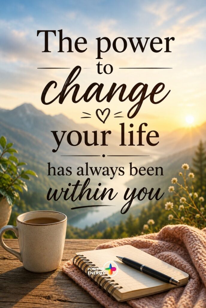The power to change your life has always been within you