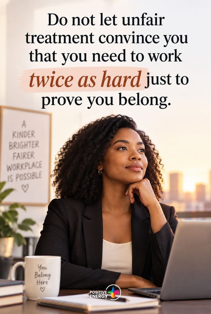 Do Not Let Unfair Treatment Make You Question Your Worth