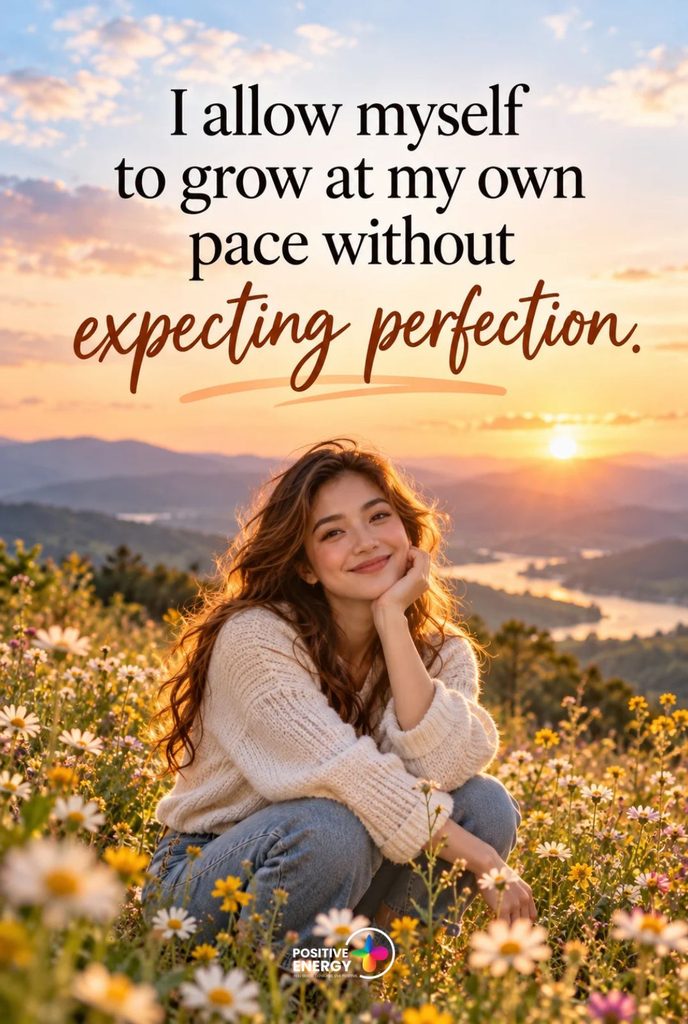 I Allow Myself to Grow at My Own Pace | Self-Love and Personal Growth Affirmation