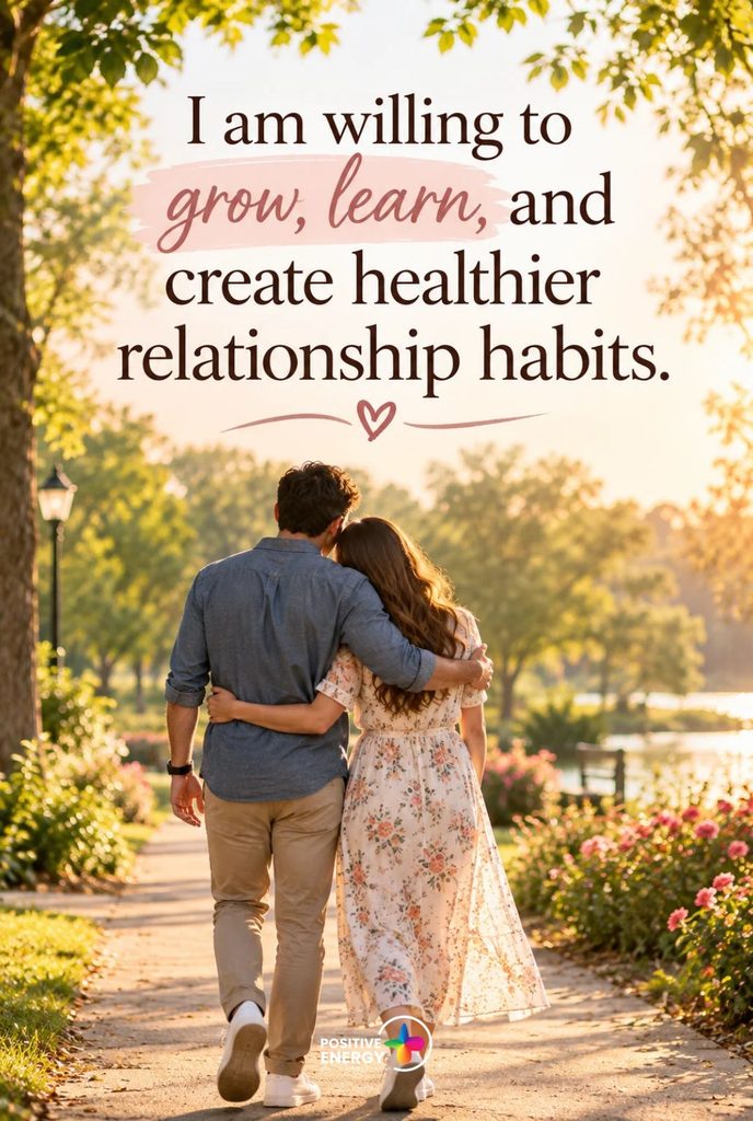 I Am Willing to Grow, Learn, and Build Healthier Relationships
