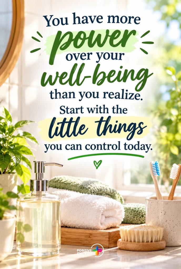 You have more power over your well-being than you realize. Start with the little things you can control today