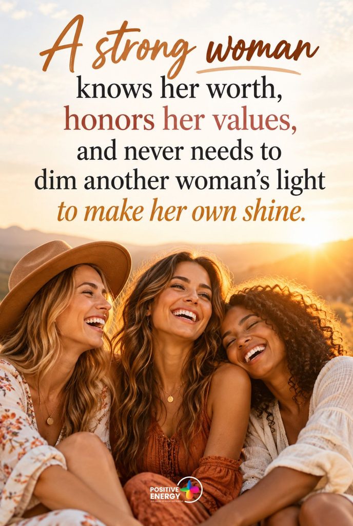 A Strong Woman Knows Her Worth and Lets Others Shine