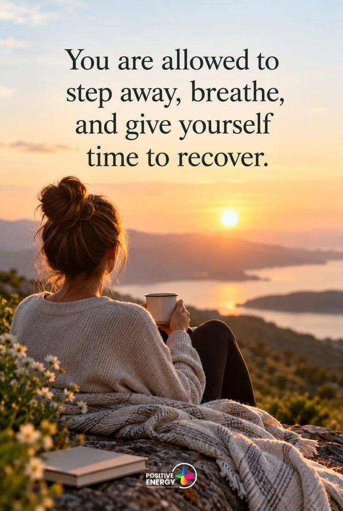 You Are Allowed to Step Away, Breathe, and Recover