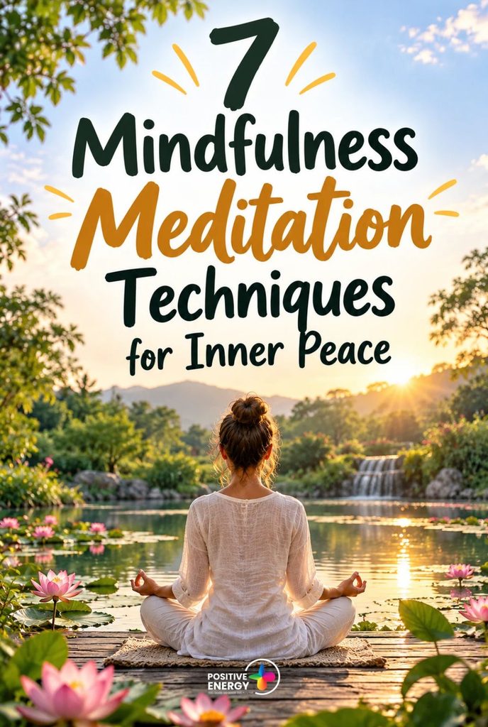7 Mindfulness Meditation Techniques for Inner Peace and a Calmer Mind