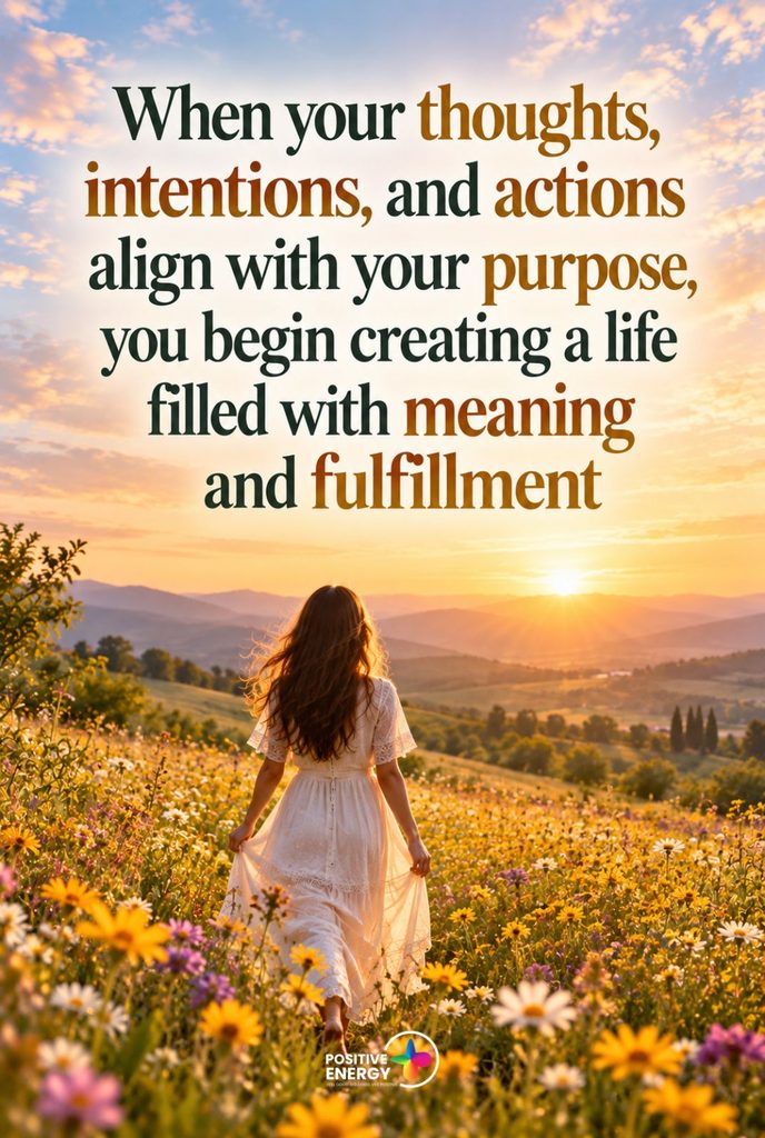Align Your Thoughts, Intentions, and Actions to Create a Meaningful Life