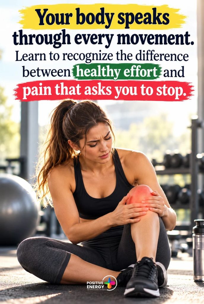 Your body speaks through every movement. Learn to recognize the difference between healthy effort and pain that asks you to stop