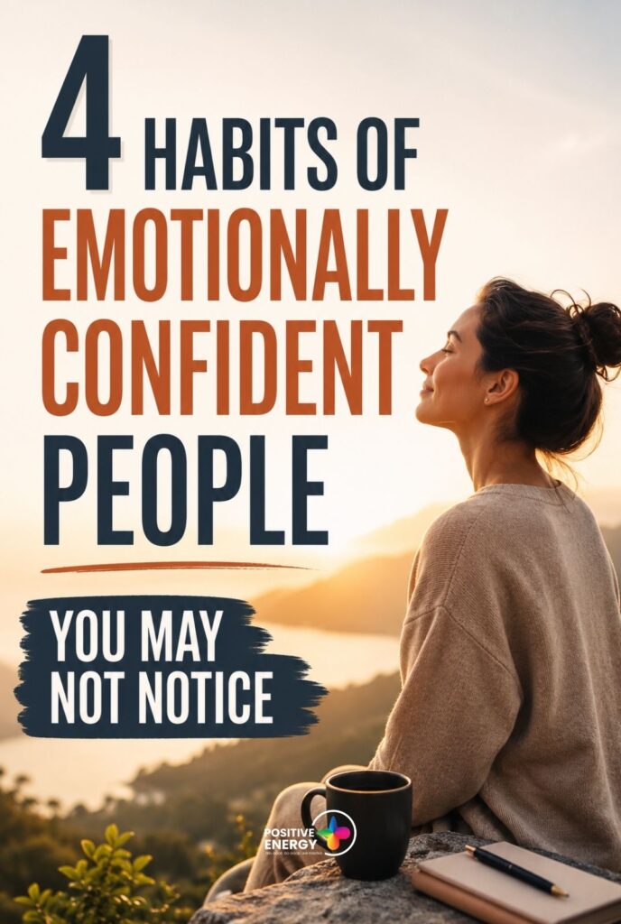 4 Habits of Emotionally Confident People You May Not Notice