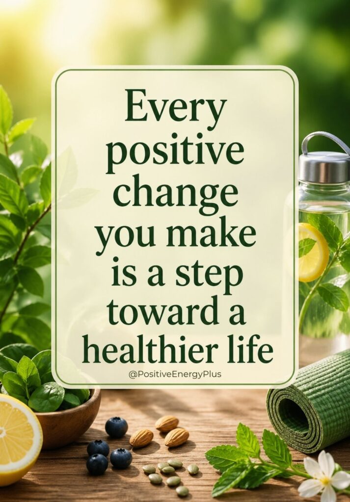 Every positive change you make is a step toward a healthier life