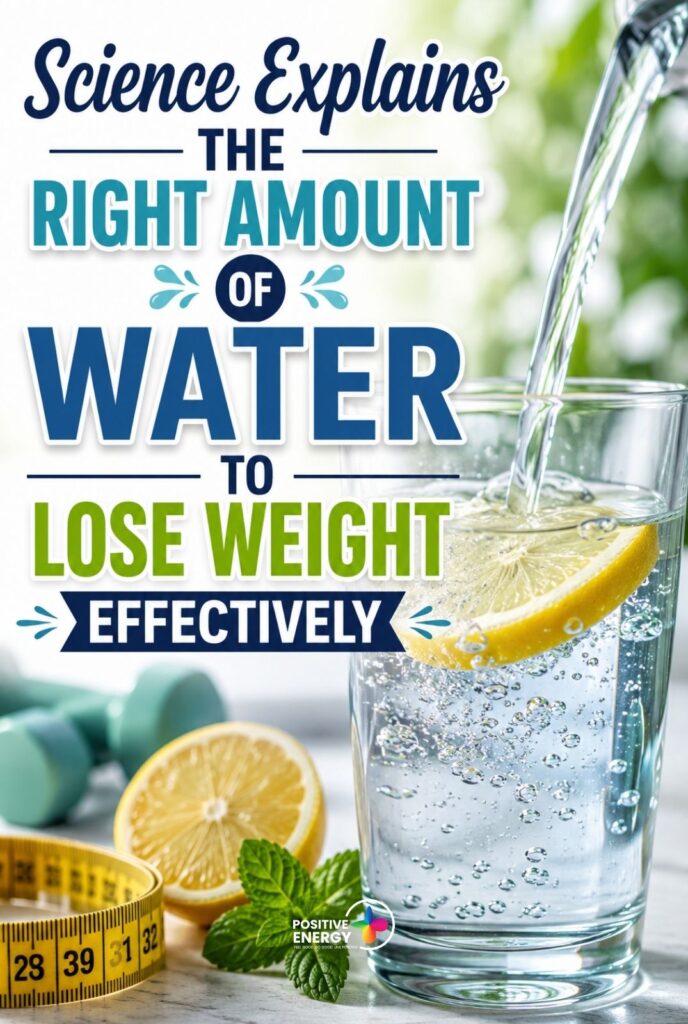 Science Explains the Right Amount of Water to Lose Weight Effectively