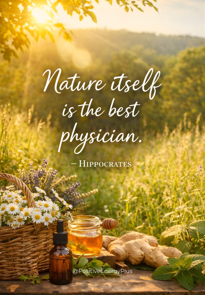 Nature itself is the best physician.