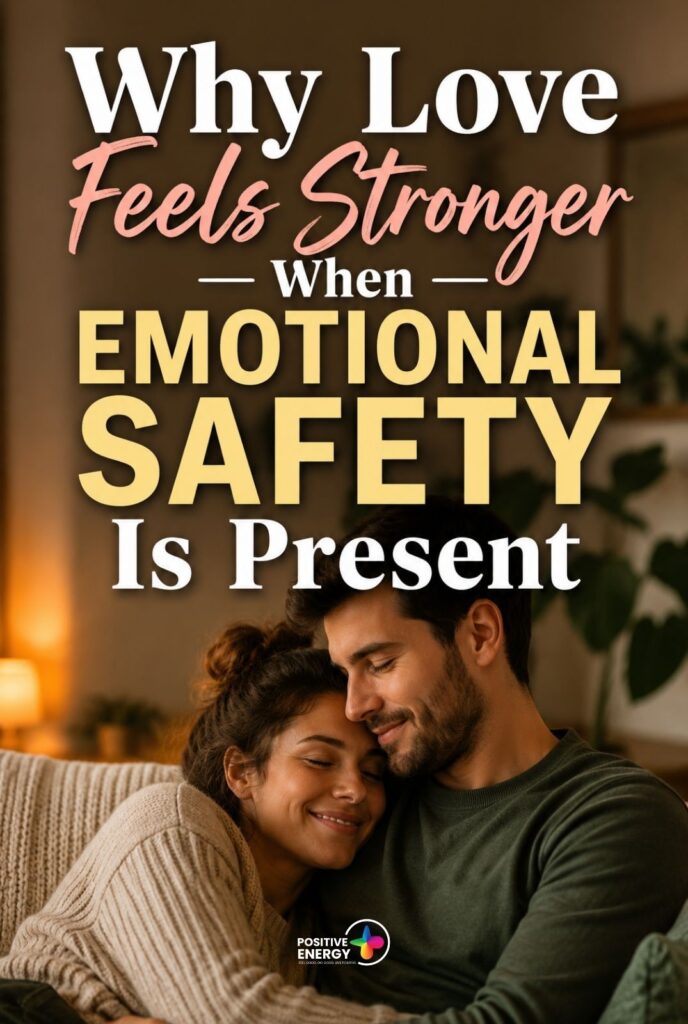 Why Love Feels Stronger When Emotional Safety Is Present